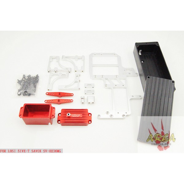 Area RC Dual Steering Servo Tray For Losi 5ive Chassis Parts