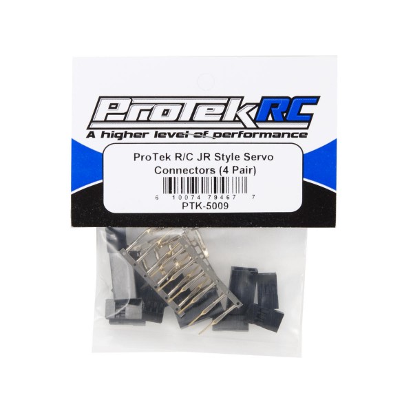 ProTek RC JR Style Servo Connectors (4 Pair) Plugs RC Innovations