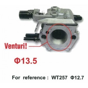 Zenoah Big Venturi 13.5mm WT-1048 Carb Upgrade for Marine Engines | Carbs Complete