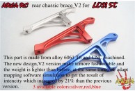 Area Rc Rear chassis brace for LOSI 5IVE-T | Chassis Parts