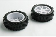 Front Tyre Set 4wd Buggy 1/10 2 pce | VRX Racing Spirit Buggy Parts | 1/10 Wheels & tyres 