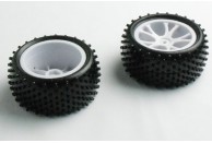 Rear Tyre Set 1/10 buggy 2 pce  | VRX Racing Spirit Buggy Parts | 1/10 Wheels & tyres 