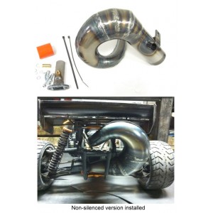 Victory R/C Rear Mount "BIGBORE" Pipe for HPI Baja 5b/5T - Silenced | Large Scale Parts  