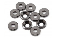 SWorkz S350 3mm Countersunk Washer (Gunmetal) (10) | Bolts, Screws, Nuts, Washers & Ball Studs | Bolts, Screws, Nuts, Washers & Ball Studs