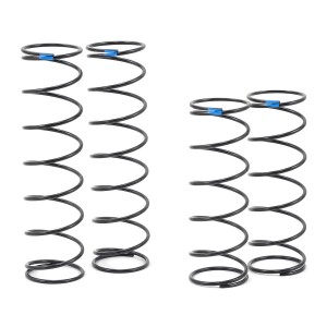 SWorkz S350 Long Pitch Shock Spring Set (4) (1.5mm x P14) (Blue) | Suspension & Steering Parts | Shock parts