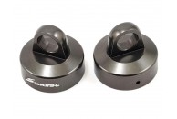 SWorkz BBS System Shock Cap (Gunmetal) (2) | Shock parts | Alloy  & Option Parts | Alloy  & Option Parts | Shock Parts