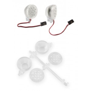  LED LIGHT POD/COVER SET (CLEAR | Bodies ,Wings & outer parts