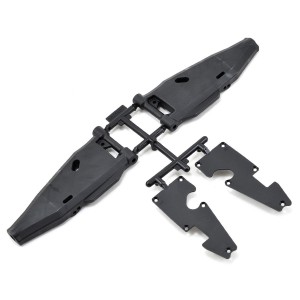 SWorkz S350T +3mm Front Lower Arm Set | Suspension and Steering Parts | All Plastic Parts