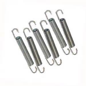 Short spring for 2,5cc manifolds/crankcase (Ø4x30mm) - 5 Pcs | Engine Accessories