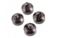  SWorkz S350 EVO Shock Cap Set (Gun Metal) (4)  | Shock Parts