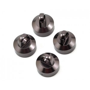  SWorkz S350 EVO Shock Cap Set (Gun Metal) (4)  | Shock Parts