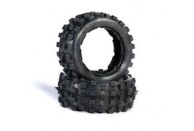 Hostile MX Knobby FRONT Tire Set for 5b (HARD Compound) | Wheels, Beadlocks & Tyres | Wheels, Beadlocks & Tyres | 1/5 Rims, Tyres And Accessories | Wheels and Tyres