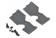  SWorkz 1mm S35-3 Series Pro-Composite Carbon Rear Lower Arm Covers (2) | Alloy & Option Parts | Suspension & Steering Parts