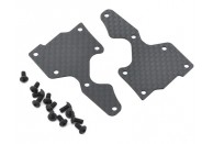  SWorkz 1mm S35-3 Series Pro-Composite Carbon Front Lower Arm Covers (2) | Alloy & Option Parts | Suspension & Steering Parts