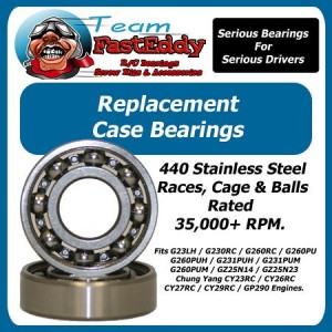 Team Fast Eddy Replacement RC/CY Engine Bearing Set | Zenoah Car Engine Parts  | Zenoah Marine Engine Parts  | CY Car Engine parts