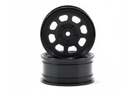 HPI 12mm Hex 26mm Stock Car Wheels (2) (Black) | Rims