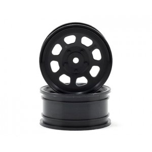 HPI 12mm Hex 26mm Stock Car Wheels (2) (Black) | Rims