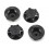 Flash Point 17mm Captured & Knurled Magnetic Wheel Nuts (4)