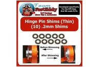 Team FastEddy Hinge Pin Shim Set 0.2mm | Diff Drivetrain & Gears | Steering Componets | Suspension Parts | Clearance Items