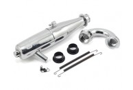 ProTek RC 2090 Tuned Exhaust Pipe w/Manifold (Welded Nipple) | Nitro engines | Engine Accessories | Headers/Pipes