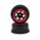 Pro-Line Split Six Bead-Loc Short Course Rear Wheels (Black/Red) (2) w/12mm Hex (Slash Rear)