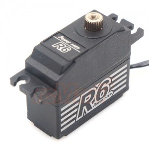 POWER HD R6 Coreless Motor Servo 104.0 oz / .08 Alum Gear Digital Servo | Servos