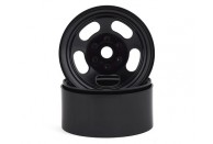 SSD RC Slot 1.9” Steel Beadlock Wheels (Black) | Wheels 