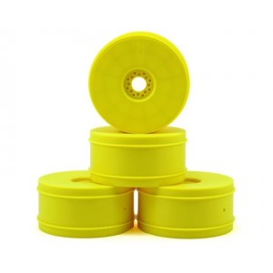 JConcepts 83mm Bullet 1/8th Buggy Wheel (4) (Yellow)  | Buggy rims | JConcepts