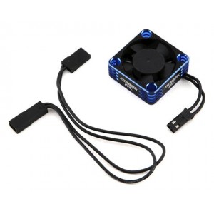 ProTek RC 30x30x10mm Aluminum High Speed HV Cooling Fan (Blue/Black) | ESC and Motors