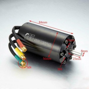 TFL Electronic SSS Brushless CNC 6-Pole Rotor Motor 5684-1000KV | Electrics