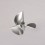 3 blade Aluminum Propeller 55x1.8x4.76mm