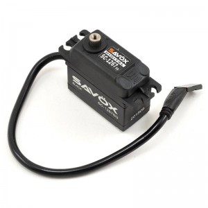 Savox HV STD size 21kg/cm, Black, Coreless Digital Servo, 0.095 sec, 7.4V 62g, 40.3x20x37.2mm | Servos