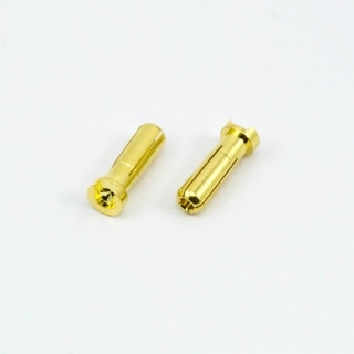 5.0MM BULLET CONNECTOR MALE (2PCS)