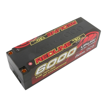 Gens Ace Redline 6000mAh 4S HV 15.2v 130C Low Profile Hard Case