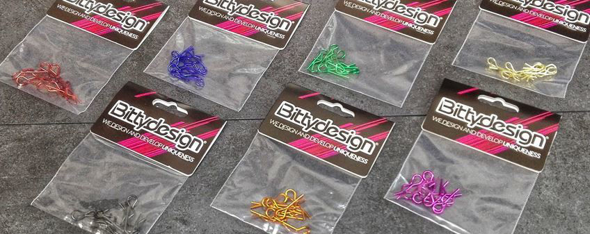 Body Clips Kit Big scale 1/5 - 1/7 - 1/8, 8pcs (4x Left + 4x Right)