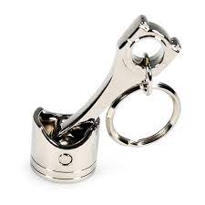Metal Piston Keyring