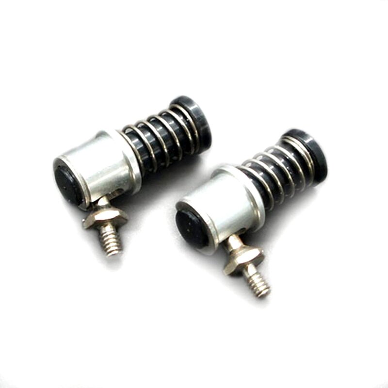 Servo rod connector with spring release