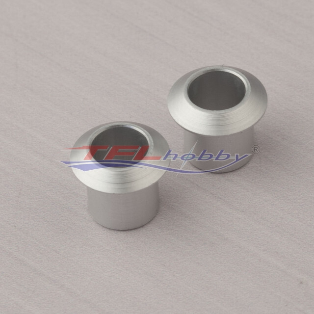 Aluminum grommet for tubing 4mm x2