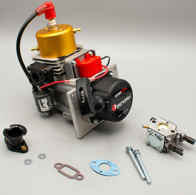 Zenoah G300PUM 3.5+ HP Marine Engine with WT-1048 carburetor.