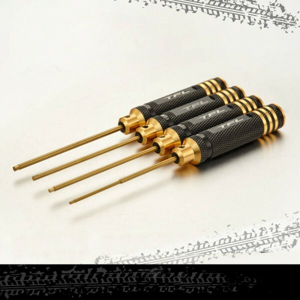 TFL Tool CNC Titanium Steel Hexagon Screwdriver 4pcs
