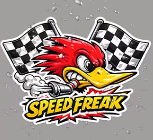 Speed Freak Waterproof Decal