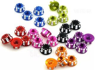 Thunder Innovations 1/10th M4 Serrated Wheel Nuts