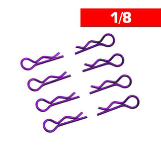 ULTIMATE BODY CLIPS 1/8 L&R PURPLE (8 pcs.)