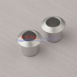 Aluminum grommet for tubing 4mm x2