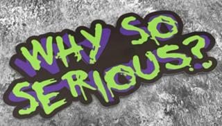 Why So Serious Water Proof Decal