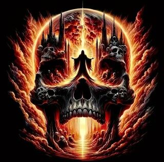 Waterproof Gothic Skull