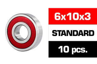 6x10x3mm HS RUBBER SEALED BEARING SET