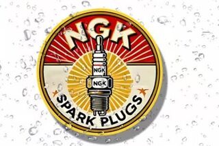 NGK Spark Plug Vinyl Decals - Durable Waterproof x 3