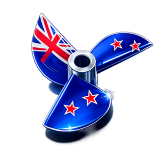 NZ Flag Prop Vinyl Decal